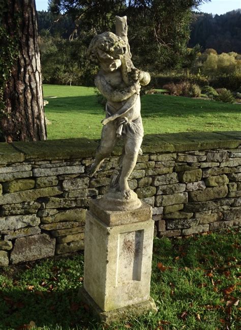 Vintage Garden Statue Weathered Garden Fountain Holloways Garden