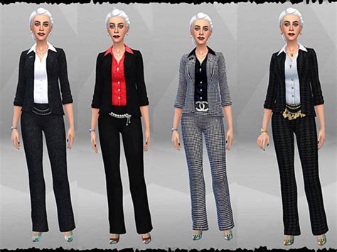 The Sims Resource Woman Suits