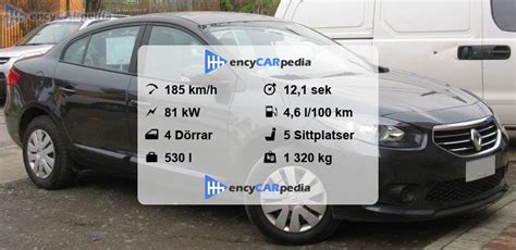 Renault Fluence Dci Fap Specifikationer Prestanda