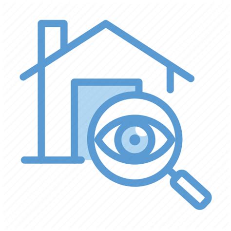 Home search, house search, real estate search, property search, property analysis icon ...