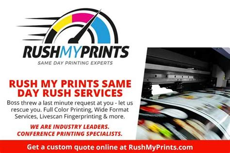 List Of Next Day Same Day Printing Companies In Los Angeles California