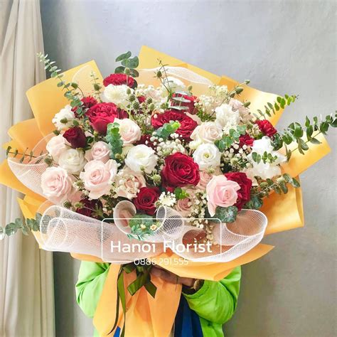 BÓ Hoa Sinh NhẬt ĐẸp Ý NghĨa NhẤt Giao Ngay Hanoi Florist
