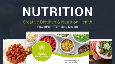 You found 1,233 health and wellness website templates from $3. Nutrition Health Creative PowerPoint Template Designs ...