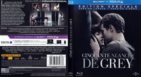 Jaquette Dvd De Cinquante Nuances De Grey Blu Ray Cinéma Passion