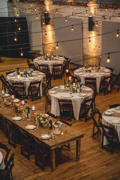️ Wedding Reception Table Layout Ideas-A Mix of Rectangular and
