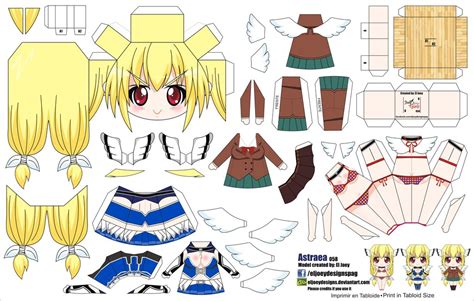 Papercraft De Anime Astraea Manualidades A Raudales