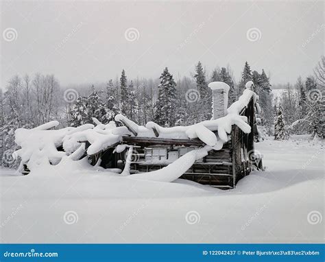 Abandoned Farm In The Winter Stock Image Image Of Middle Hours