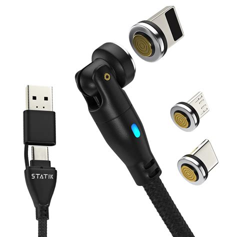 Statik360 Pro Magnetic Charging Cable Data Transfer Fast Charging