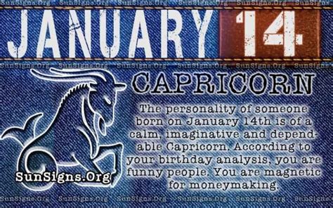 January 14 Zodiac Horoscope Birthday Personality | SunSigns.Org
