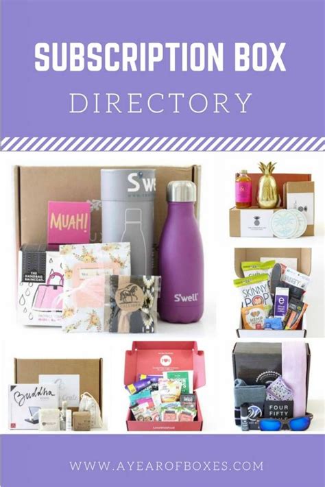 The Ultimate Subscription Box Directory A Year Of Boxes