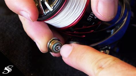 How To Change Line Roller Bearing In A Shimano Stradic Reel YouTube