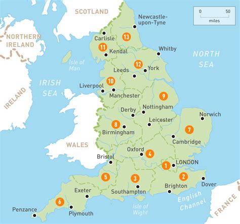 Map of England | England map, England regions, Bristol england