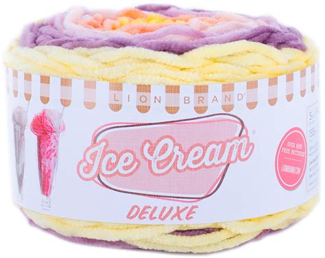 Lion Brand Ice Cream Deluxe Yarn Cherry Grove Ebay