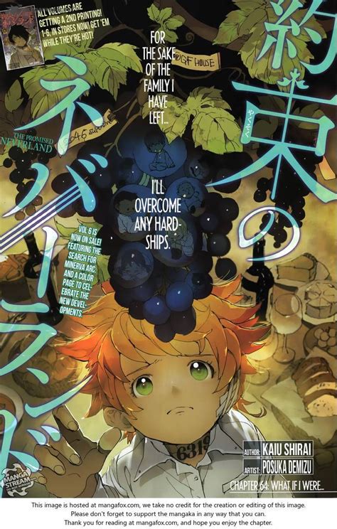 The Promised Neverland Chapter 64 The Promised Neverland Manga Online In 2021 Neverland