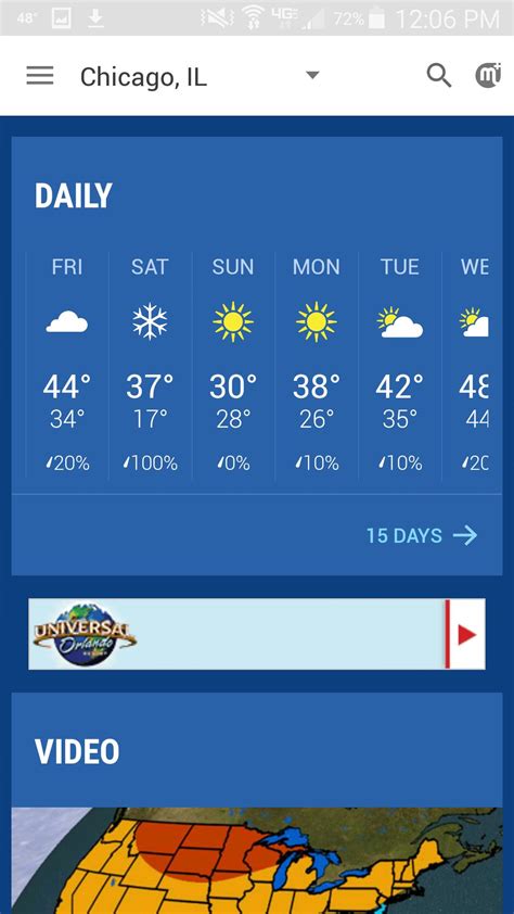 Whether you're looking for a sunny day to go camping or planning to view snow sights. The Weather Channel App for Android Gets All-New Home ...