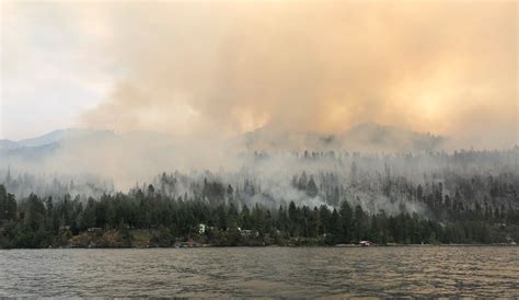 Devastation Of Boulder 2700 Fire Seen From Flathead Lake