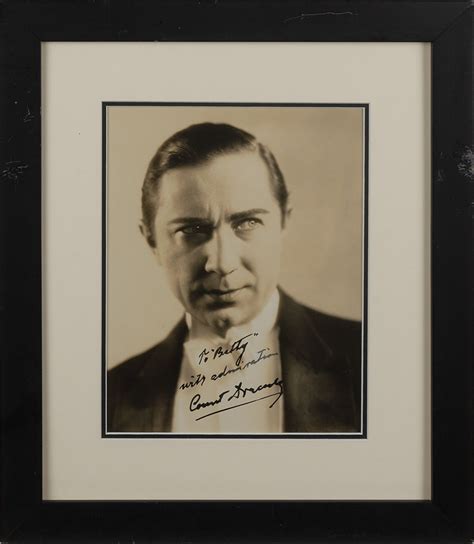 Dracula Bela Lugosi Signed Photograph Rr Auction