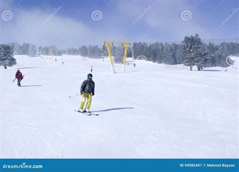 Skiers And Snowboarders On A Ski Lift Editorial Photography Image Of Skier Excitement