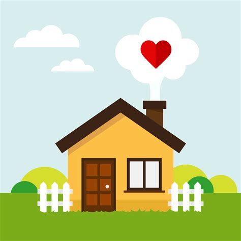 Love Heart House 451858 Vector Art At Vecteezy