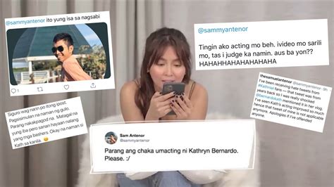 Finally Reacting To Kathryn Bernardo S Finally Reacting To Your Mean Comments Youtube