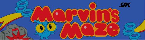 Marvins Maze Arcade Marquee 26 X 8 Arcade Marquee Dot Com