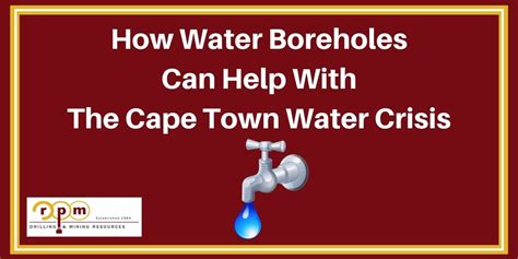 Cape Town Water Crisis Facts Everything You Need To Know