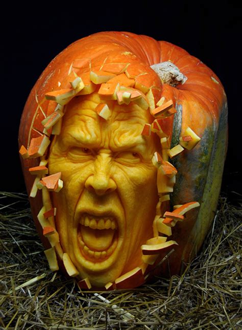 Amazing 3d Pumpkin Carvings By Ray Villafane Daily Design Inspiration