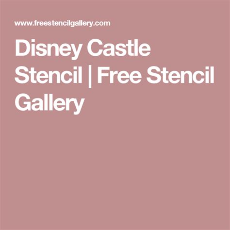 Disney Castle Stencil Free Stencil Gallery Free Stencils Disney