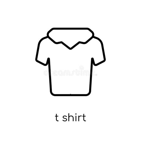 T Shirt Icon From Clothes Collection Stock Vector Illustration Of