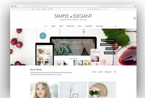 30 Best Simple Wordpress Themes For Simple Websites 2017