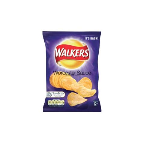 Walkers Crisps Worcester Sauce Pack 32s Nwt301