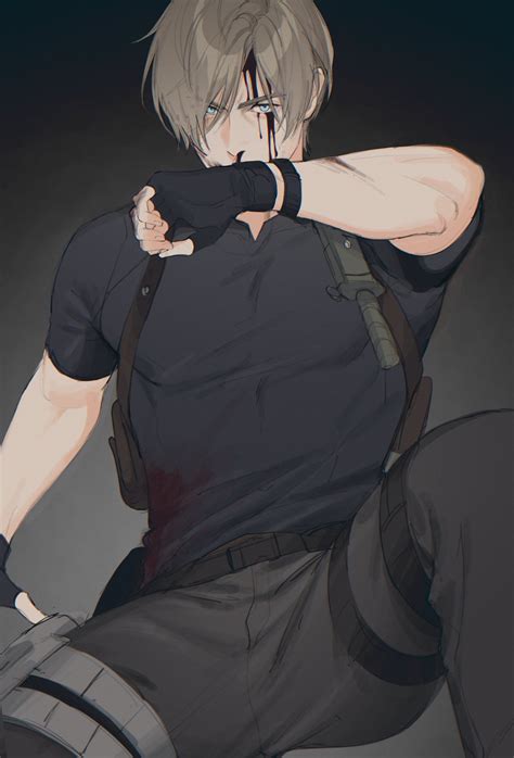 Leon S Kennedy Resident Evil And 2 More Drawn By Montaro Danbooru