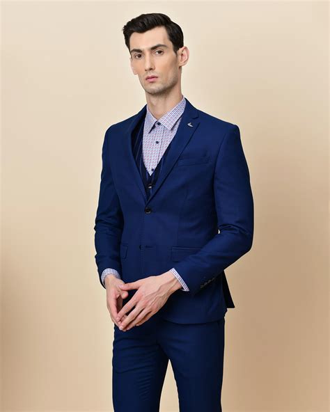 Single Breasted Three Piece Slim Fit Suit