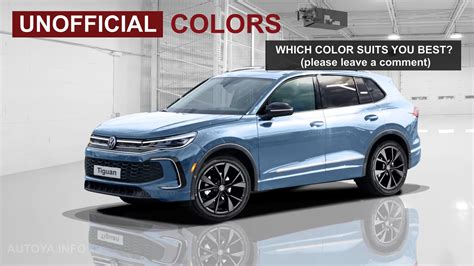 2024 VW Tiguan Mk3 Digitally Announced With Rich Color Palette Inside