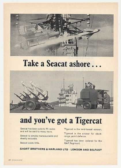 SeaCat And TigerCat Missiles Historical Poster Raf