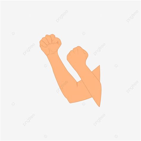Hand Fist Vector Design Images Double Fist Hand Painted Clip Art