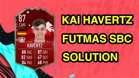 This card is so overpowered!! FIFA 20 FUTMAS KAI HAVERTZ CHEAPEST SOLUTION | FIFA 20 SBC ...