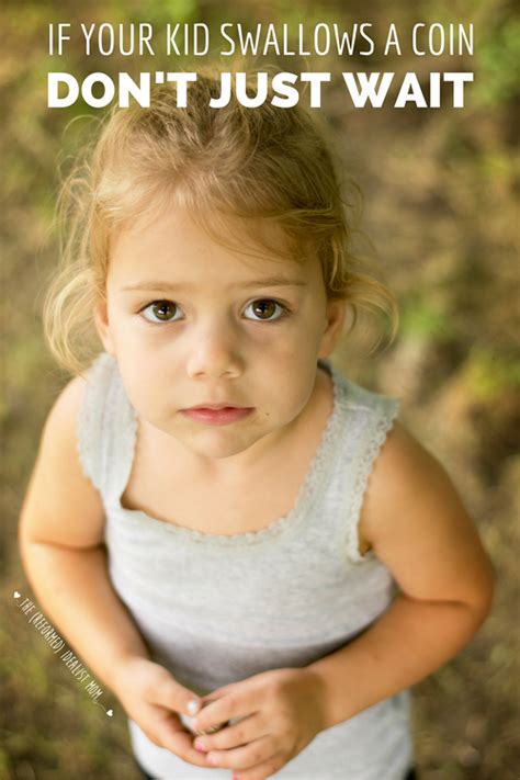 Child swallowed a coin? Don't just wait for it to pass ...