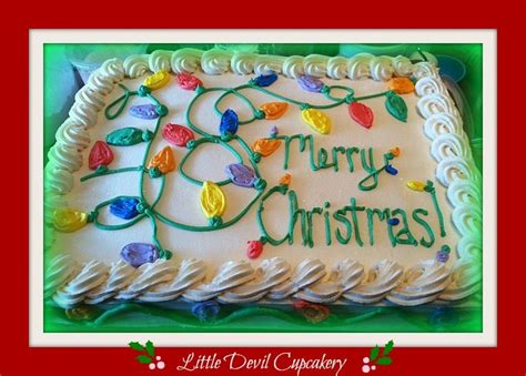 In small bowl, place 1 1/4 cups of the batter; 1/2 Sheet Christmas Cake | Little Devil Cupcakery | Pinterest | Cake, Decorating and Holidays
