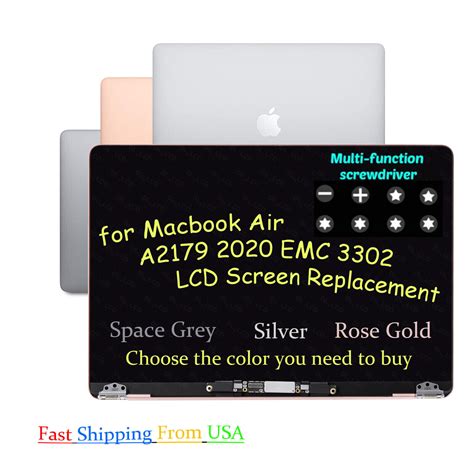 For Macbook Air 13 A2179 2020 Emc 3302 Lcd Screen Display Assembly