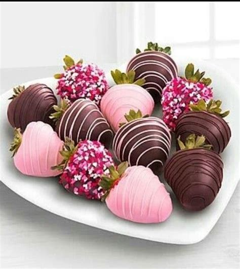 Śɯɛɛŧ🎀Ǹɛss Valentines Food Chocolate Covered Strawberries Valentine