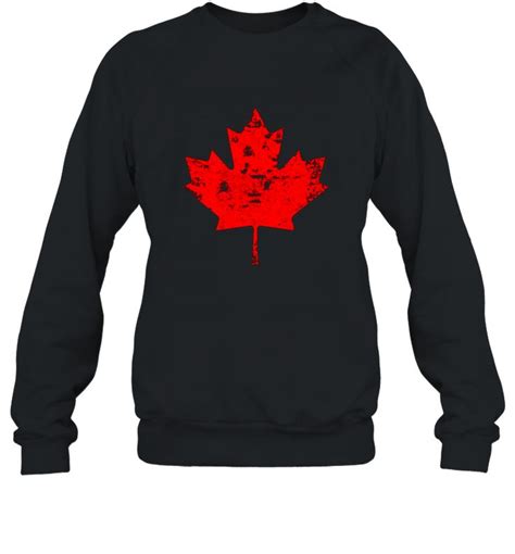 Canada Day T Shirt Canada Maple Flag Distressed T Shirt Sweatshirt Canada Day T Shirts