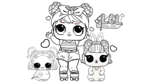 Lol Surprise Dolls And Pets Coloring Book How To Draw Lol Doll This