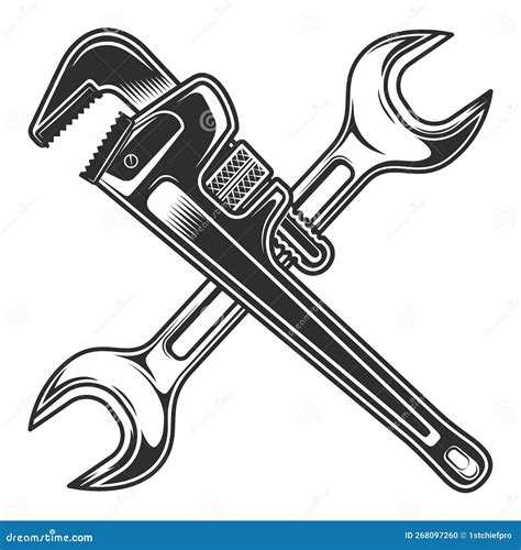 Pipe Wrench Clip Art