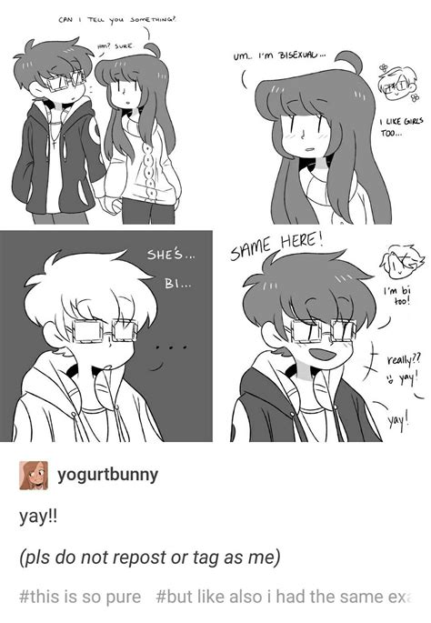 an anime comic strip with two people talking to each other and the caption says yogurt bunny