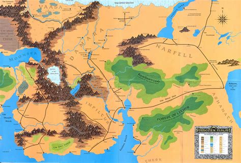 Bloodlands Faerun Toril Dungeons And Dragons Map Fantasy Forgotten