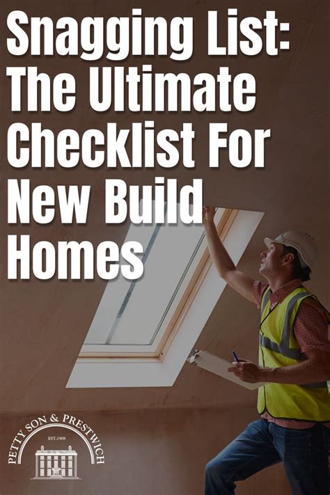 Snagging List The Ultimate Checklist For New Build Homes Moving