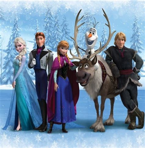 10x10ft Hans Kristoff Sven Olaf Queen Elsa Anna Princess Snow Flakes