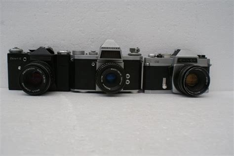 A Lot Of 3 Single Lens Reflex Cameras A Nice Chinon Cs A Catawiki