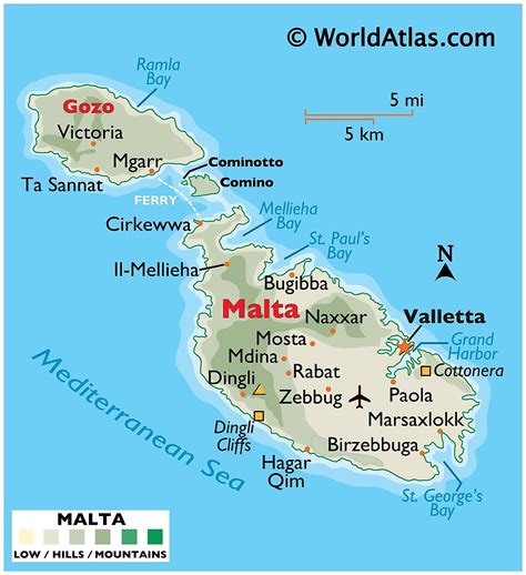 Mapas De Malta Atlas Del Mundo